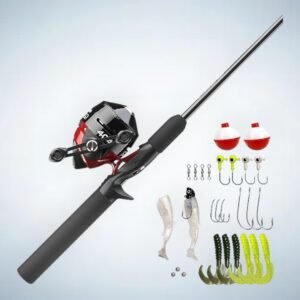 Zebco 404 Spincast Reel and 2-Piece Fishing Rod Combo
